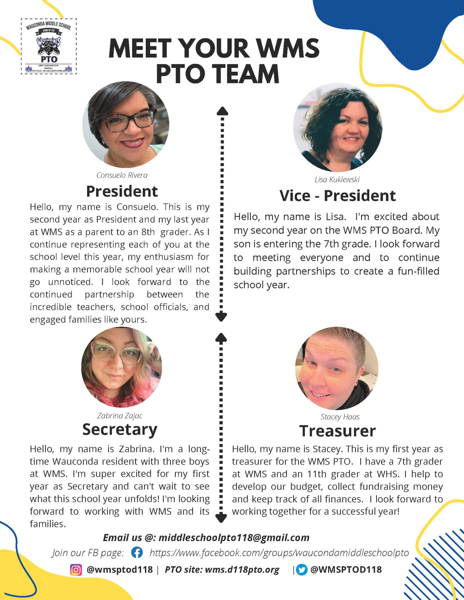 Wauconda Middle School PTO » About Us